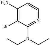 4-Amino-3-bromo-2-(diethylamino)pyridine Struktur