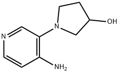 1-(4-AMINOPYRIDIN-3-YL)PYRROLIDIN-3-OL Struktur