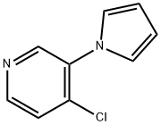 4-CHLORO-3-(1H-PYRROL-1-YL)PYRIDINE Struktur