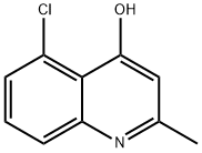 4-Quinolinol, 5-chloro-2-methyl- Struktur