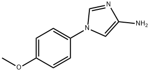 4-Amino-1-(4-methoxyphenyl)imidazole Struktur