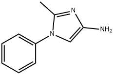 2-methyl-1-phenyl-1H-imidazol-4-amine Struktur