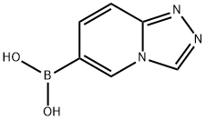 {[1,2,4]triazolo[4,3-a]pyridin-6-yl}boronic acid Struktur