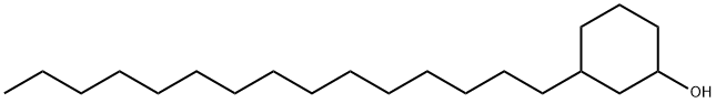 Cyclohexanol, 3-pentadecyl- Struktur