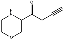 3-Butyn-1-one, 1-(3-morpholinyl)- Struktur