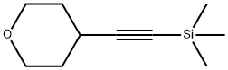 trimethyl((tetrahydro-2H-pyran-4-yl)ethynyl)silane Struktur