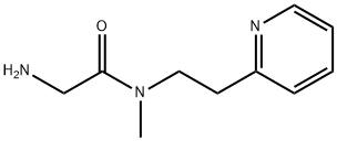 2-amino-N-methyl-N-[2-(pyridin-2-yl)ethyl]acetamide Struktur