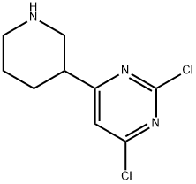 2,4-Dichloro-6-(piperidin-3-yl)pyrimidine|