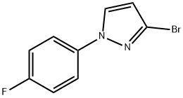 3-Bromo-1-(4-fluorophenyl)pyrazole Struktur