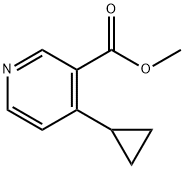 Methyl 4-cyclopropylpyridine-3-carboxylate Struktur