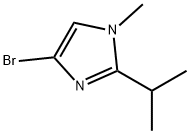 4-Bromo-1-methyl-2-(iso-propyl)imidazole Struktur