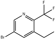 5-Bromo-3-ethyl-2-(trifluoromethyl)pyridine Struktur