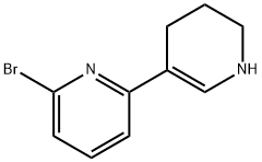 6-Bromo-1',2',3',4'-tetrahydro-2,5'-Bipyridine Struktur