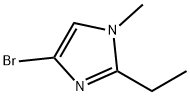 4-Bromo-1-methyl-2-ethylimidazole Struktur