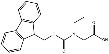 N-Fmoc-N-ethyl-glycine Struktur