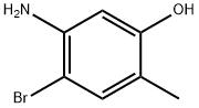 5-Amino-4-bromo-2-methyl-phenol Struktur