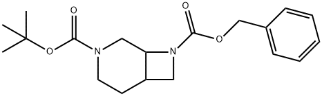 3-boc-8-cbz-3,8-diazabicyclo[4.2.0]octane Struktur