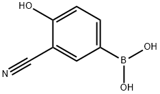 3-cyano-4-hydroxyphenylboronic acid Struktur