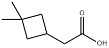 2-(3,3-dimethylcyclobutyl)acetic acid Struktur