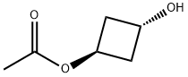 (1r,3r)-3-hydroxycyclobutyl acetate Struktur