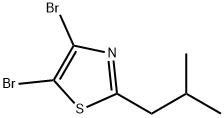 4,5-Dibromo-2-(iso-butyl)thiazole Struktur