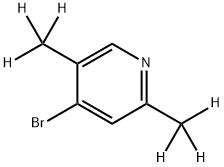 4-Bromo-(3,6-dimethyl-d6)-pyridine Struktur