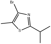 4-Bromo-5-methyl-2-(iso-propyl)thiazole Struktur