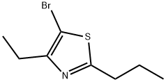 5-Bromo-4-ethyl-2-(n-propyl)thiazole Struktur