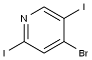 3,6-Diiodo-4-bromopyridine Struktur