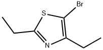 5-Bromo-2,4-diethylthiazole Struktur