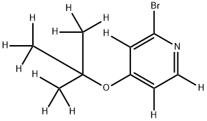 2-Bromo-4-(tert-butoxy)pyridine-d12 Struktur