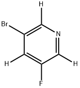 3-Bromo-5-fluoropyridine-d3 Struktur