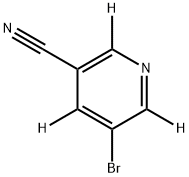 3-Bromo-5-cyanopyridine-d3 Struktur