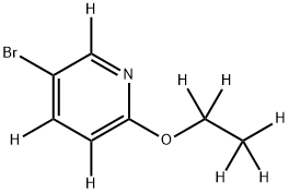 3-Bromo-6-(ethoxy)pyridine-d8 Struktur