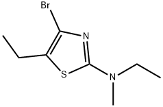 4-Bromo-5-ethyl-2-(methylethylamino)thiazole Struktur