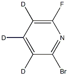 2-Bromo-6-fluoropyridine-d3 Struktur