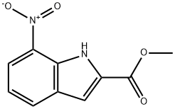 methyl 7-nitro-1H-indole-2-carboxylate Struktur