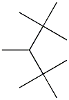 2,2,3,4,4-Pentamethylpentane. Struktur