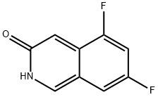 5,7-difluoroisoquinolin-3-ol Struktur