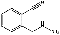 tert-butyl 2-(2-cyanobenzyl)hydrazinecarboxylate Struktur