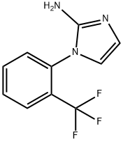 1-(2-(trifluoromethyl)phenyl)-1H-imidazol-2-amine Struktur