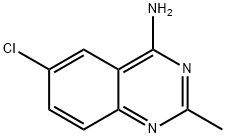 6-chloro-2-methylquinazolin-4-amine Struktur