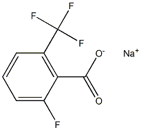 Sodium 2-fluoro-6-(trifluoromethyl)benzoate Struktur