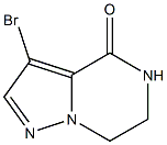 3-bromo-4H,5H,6H,7H-pyrazolo[1,5-a]pyrazin-4-one Struktur