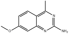 7-methoxy-4-methylquinazolin-2-amine Struktur