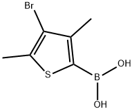 Boronic acid, B-(4-bromo-3,5-dimethyl-2-thienyl)- Struktur