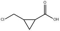 2-(chloromethyl)cyclopropanecarboxylic acid Struktur