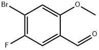 4-Bromo-5-fluoro-2-methoxy-benzaldehyde Struktur