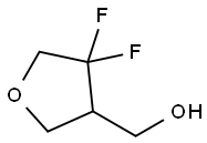 (4,4-DIFLUOROOXOLAN-3-YL)METHANOL Struktur