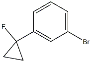 1-bromo-3-(1-fluorocyclopropyl)benzene Struktur